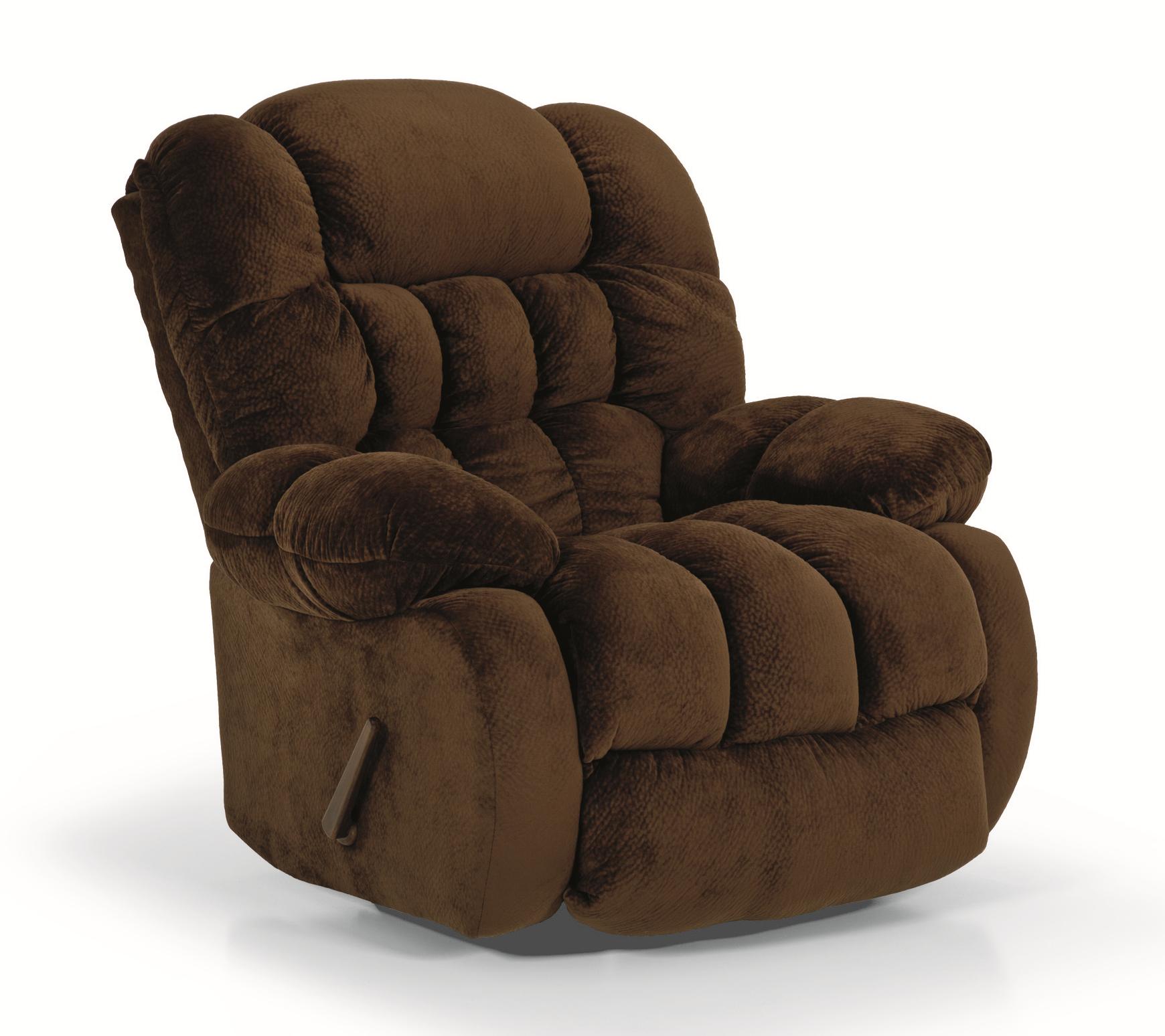 Stanton 803 Casual Biscuit Padded Swivel Glider Recliner | Wilson's
